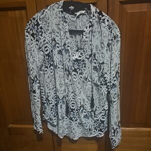 Tribal brand Black and White Women's Top